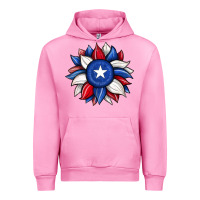 Fuchsia Pink sunflower texas flag 2 Urban Hoodie - JahusDesignShop
