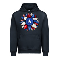 Navy sunflower texas flag 2 Urban Hoodie - JahusDesignShop
