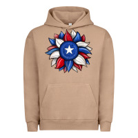 Pigment Burro sunflower texas flag 2 Urban Hoodie - JahusDesignShop