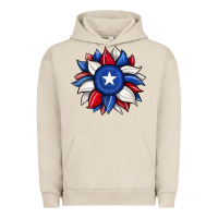 Pigment French Oak sunflower texas flag 2 Urban Hoodie - JahusDesignShop
