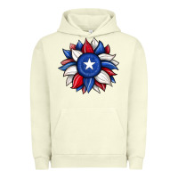 Pigment Pistachio sunflower texas flag 2 Urban Hoodie - JahusDesignShop