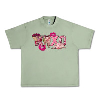 Oil Green Valentine's Day pig xoxo Urban Heavy Tee - FaDigitalArtStudio