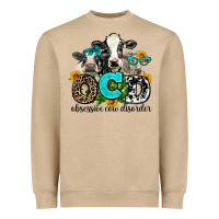 Ocd Obsessive Cow Disorder Heavyweight Sweatshirt | Teevron