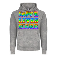 Cloud Rock Western Love Lives Here Vintage Hoodie - BundleAndBundleShop
