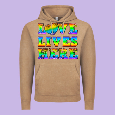 Western Love Lives Here Vintage Hoodie Designed By Bundleandbundleshop