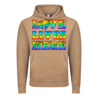 Vintage Coffee Western Love Lives Here Vintage Hoodie - BundleAndBundleShop