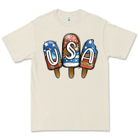 Bone USA Patriotic Leopard Popsicles Premium Tee - Jasminsmagicworld