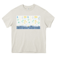 Cream doodle flowers sippy cup tbs Heavy Core Tee - TumblerDesignByShophia