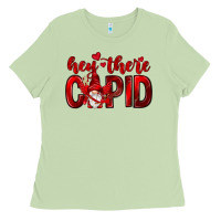 Hey There Cupid Valentine's Day Ladies Tee | Teevron