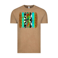 Vintage Coffee western brushstrokes Vintage Tee - OliviaCreatesArt