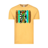 Vintage Mustard western brushstrokes Vintage Tee - OliviaCreatesArt
