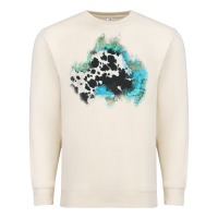 Sandshell cowhide turquoise patch Premium Sweatshirt - AdoDesignShop
