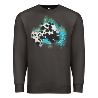 Smoke cowhide turquoise patch Premium Sweatshirt - AdoDesignShop