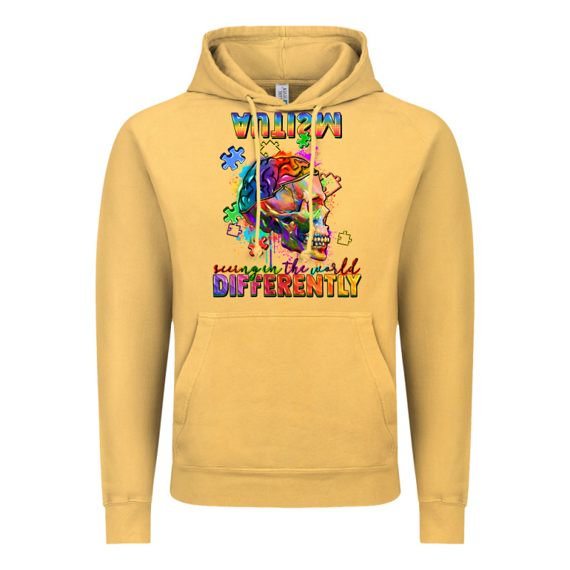 Autism Seeing In The World Differently Vintage Hoodie by FaDigitalArtStudio | Teevron