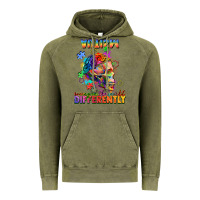 Vintage Olive Autism seeing in the world differently Vintage Hoodie - FaDigitalArtStudio