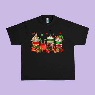 Christmas Elfs Coffee Urban Heavy Tee Designed By Jasminsmagicworld