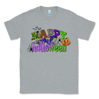 Heather Grey happy halloween Classic Tee - CowGirlArtShop