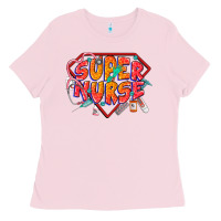 Bubblegum Pink super nurse Ladies Tee - CowGirlArtShop