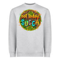 Heather Grey not today succa Heavyweight Sweatshirt - AdoDesignShop