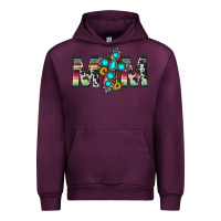 Mauve Wine mom cross Urban Hoodie - JahusDesignShop