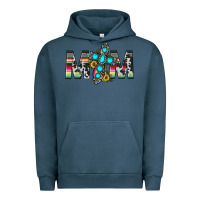 Pigment Midnight Navy mom cross Urban Hoodie - JahusDesignShop