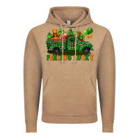 Vintage Coffee feeling lucky with gnomes on truck Vintage Hoodie - FaDigitalArtStudio