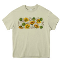 Mossy summer with sunflowers Heavy Core Tee - TumblerDesignByShophia