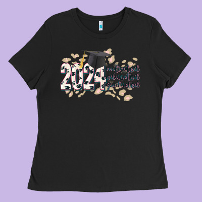2024 Motivated Educated Graduated Ladies Tee Designed By Cowgirlartshop