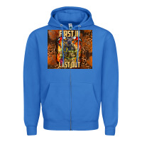 True Royal first in last out firefighter Zipper Hoodie - AdoDesignShop