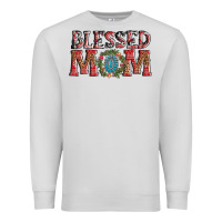 Dove Grey blessed mom christmas Premium Sweatshirt - AdoDesignShop