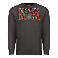 Smoke blessed mom christmas Premium Sweatshirt - AdoDesignShop