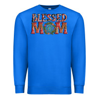 True Royal blessed mom christmas Premium Sweatshirt - AdoDesignShop