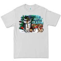 Dove Grey its freezin season Premium Tee - CowGirlArtShop