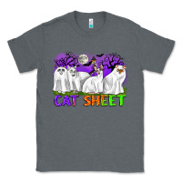 Cat Sheet Ghost Cats Halloween Classic Tee | Teevron