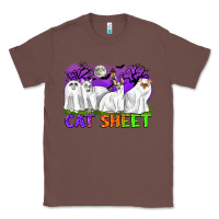 Chestnut cat sheet ghost cats halloween Classic Tee - CowGirlArtShop