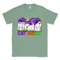 Sage cat sheet ghost cats halloween Classic Tee - CowGirlArtShop