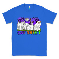 True Royal cat sheet ghost cats halloween Classic Tee - CowGirlArtShop
