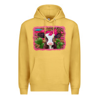 Antique Gold valentines day baby calf Premium Hoodie - Jasminsmagicworld