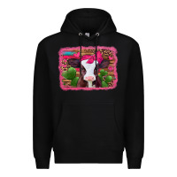 Black valentines day baby calf Premium Hoodie - Jasminsmagicworld