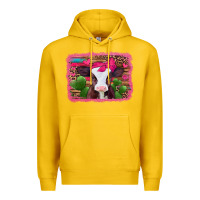 Lemon valentines day baby calf Premium Hoodie - Jasminsmagicworld
