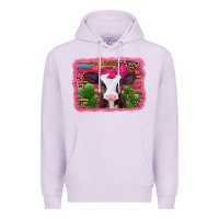 Lilac valentines day baby calf Premium Hoodie - Jasminsmagicworld