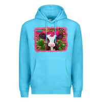 Ocean Blue valentines day baby calf Premium Hoodie - Jasminsmagicworld