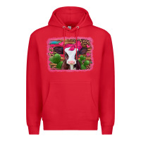Red valentines day baby calf Premium Hoodie - Jasminsmagicworld