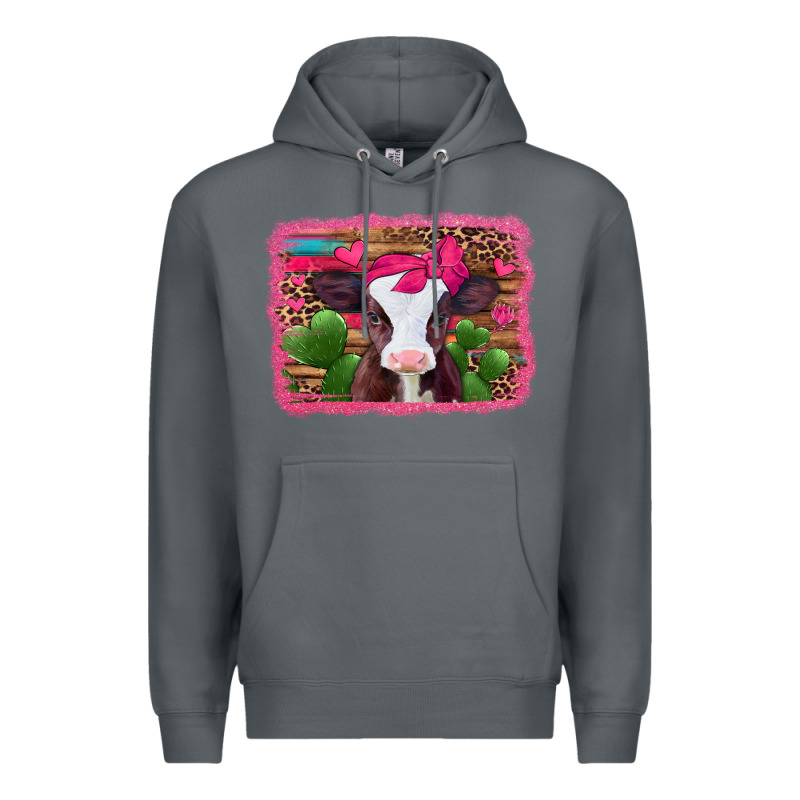 Valentines Day Baby Calf Premium Hoodie by Jasminsmagicworld | Teevron