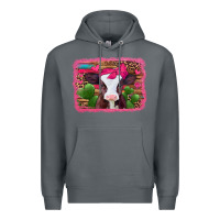 Rock valentines day baby calf Premium Hoodie - Jasminsmagicworld