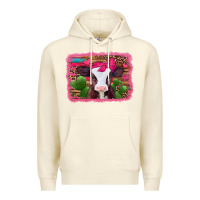 Sandshell valentines day baby calf Premium Hoodie - Jasminsmagicworld