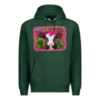 Sports Green valentines day baby calf Premium Hoodie - Jasminsmagicworld