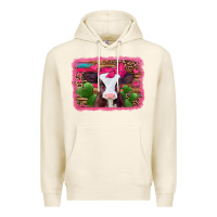 Tofu valentines day baby calf Premium Hoodie - Jasminsmagicworld