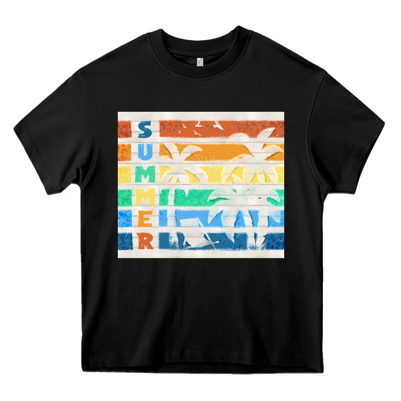 Retro Summer Heavy Core Tee by TumblerDesignByShophia | Teevron