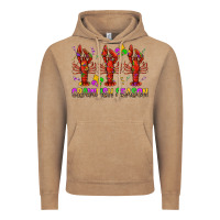 Vintage Coffee Crawfish season mardi gras Vintage Hoodie - BundleAndBundleShop